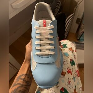 Sky blue Pradas